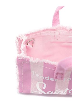 Pouch per smartphone in stile borsa tote bianco e rosa SAINT BARTH KIDS | PHONE00102691L